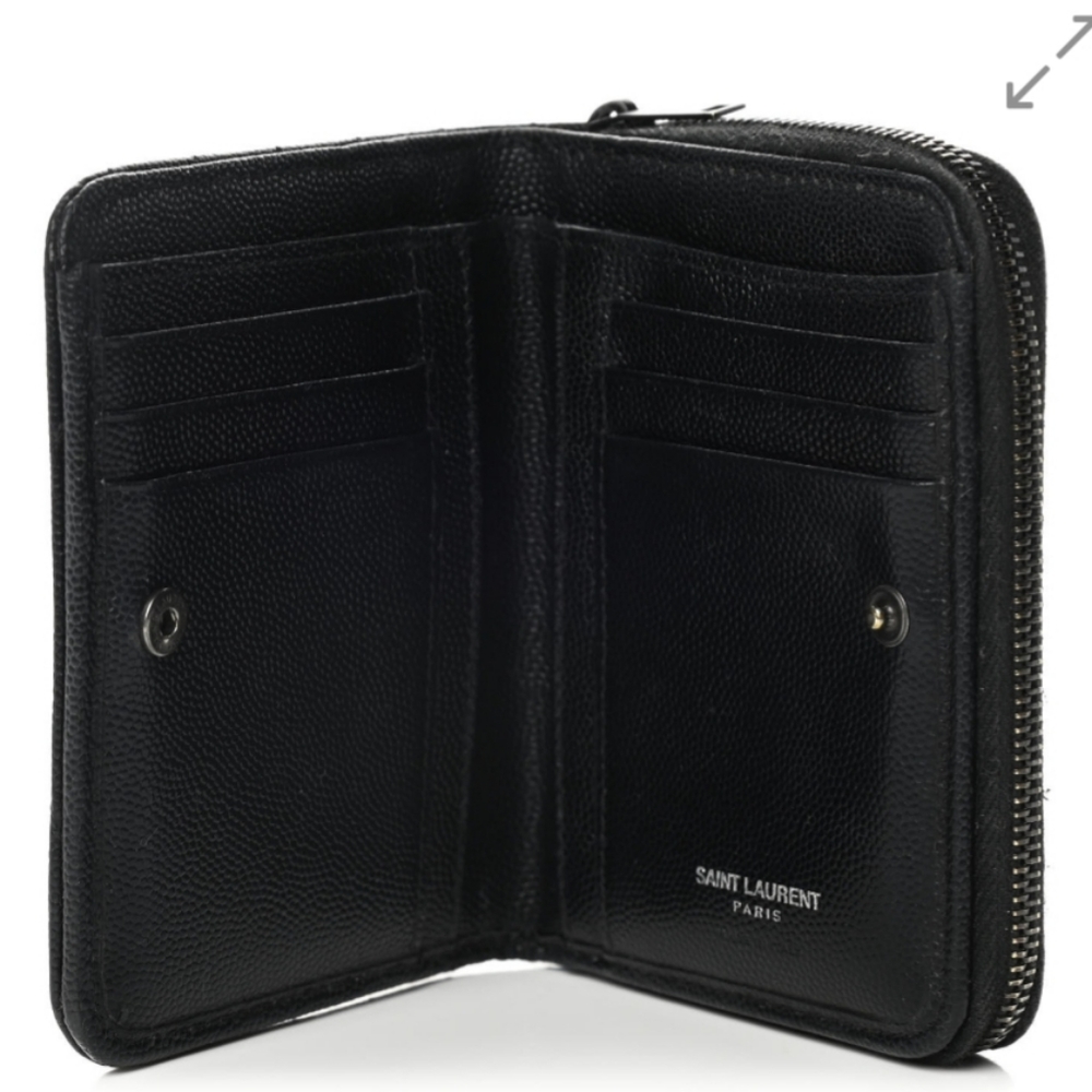 YSL Chevron monogram compact wallet - Picture 3 of 5
